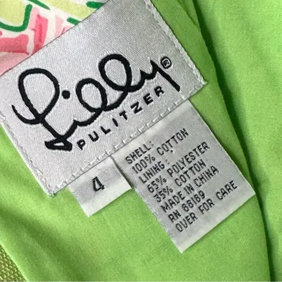 Lilly Pulitzer Vintage White Label Musical Monkeys Jungle Print skirt - Picture 6 of 10